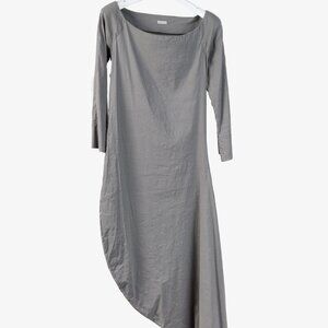 Annette Gortz Grey Asymmetrical Sculpture Dress
